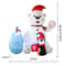 7ft Christmas Inflatable Polar Bear Penguin With Gift Bags LED Rotating Outdoor Holiday Decoratio 5