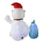 7ft Christmas Inflatable Polar Bear Penguin With Gift Bags LED Rotating Outdoor Holiday Decoratio 1