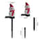 Solar Powered Christmas Snowman Garden Lights Outdoor Holiday Decoration Stake Light 4