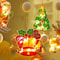 LED Christmas Window Hanging Suction Light Festive Decorative Lamp For Home Shop Display 4