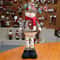 3pcs Christmas Standing Doll Set Santa Claus Snowman Reindeer Plush Holiday Decorations 3