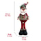 3pcs Christmas Standing Doll Set Santa Claus Snowman Reindeer Plush Holiday Decorations 5