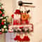 DoubleHead Christmas Door Hanging Decoration Snowman Reindeer Holiday Pendant 1