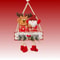 DoubleHead Christmas Door Hanging Decoration Snowman Reindeer Holiday Pendant 6