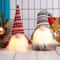 LED Faceless Christmas Gnome Plush Doll Lighted Elf Holiday Decoration Gift 1