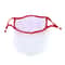 Santa Claus Beard Mask Costume Prop Red White Christmas Holiday Prank Mask 0