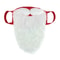 Santa Claus Beard Mask Costume Prop Red White Christmas Holiday Prank Mask 4