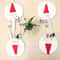 Mini Santa Hat Cutlery Holders Christmas Tableware Fork Knife Decoration Bags 2