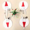 Mini Santa Hat Cutlery Holders Christmas Tableware Fork Knife Decoration Bags 2