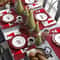 Mini Santa Hat Cutlery Holders Christmas Tableware Fork Knife Decoration Bags 3