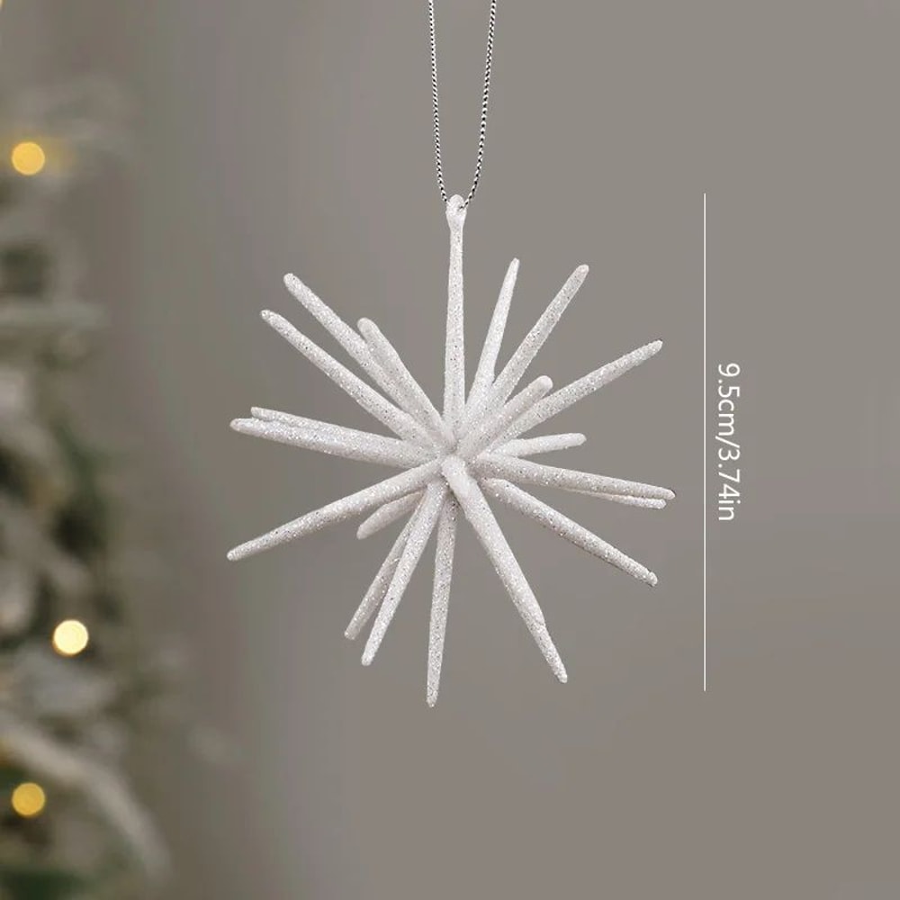 Glitter Exploding Star Christmas Ornament Hanging Star Tree Decoration 6