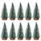 Snow Flocked Mini Christmas Trees DIY Miniature Pine Decorations For Holiday Displays 6