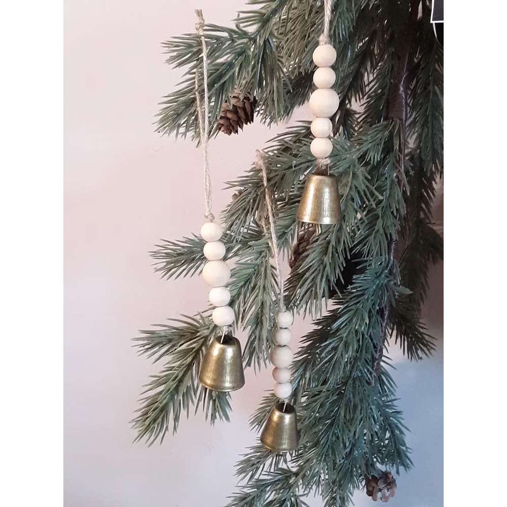 Vintage Hanging Cow Bells Christmas Ornaments Rustic Antique Bell Tree Decorations 1