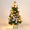LED Mini Pine Christmas Tree Night Light 157in Festive Tabletop Holiday Decoration 3