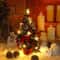 LED Mini Pine Christmas Tree Night Light 157in Festive Tabletop Holiday Decoration 5