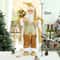 Standing Santa Claus Christmas Figurine Festive Holiday Window Table Decoration 8