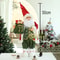 Standing Santa Claus Christmas Figurine Festive Holiday Window Table Decoration 13