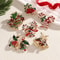 Rhinestone Enamel Christmas Bells Brooch Pin Festive Holiday Jewelry Accessory For Women 3