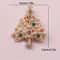 Colorful Christmas Tree Brooch Pin Festive Rhinestone Holiday Jewelry For Women 5