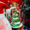 Giant Transparent Inflatable Christmas Ball Outdoor PVC Holiday Yard Decoration 0