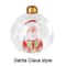 Giant Transparent Inflatable Christmas Ball Outdoor PVC Holiday Yard Decoration 6