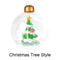 Giant Transparent Inflatable Christmas Ball Outdoor PVC Holiday Yard Decoration 8