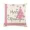 Christmas Snowman Throw Pillow Cover Festive Linen Cushion Case For Sofa Holiday Decor 2