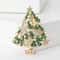Rhinestone Enamel Christmas Tree Brooch Pin Festive Holiday Plant Lapel Jewelry For Women Men 7