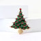Rhinestone Enamel Christmas Tree Brooch Pin Festive Holiday Plant Lapel Jewelry For Women Men 6