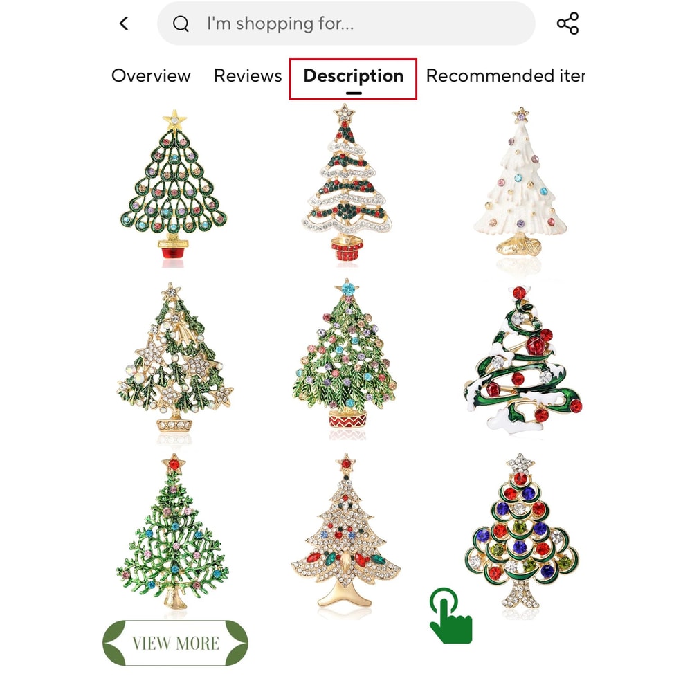Rhinestone Enamel Christmas Tree Brooch Pin Festive Holiday Lapel Jewelry For Women Men 0