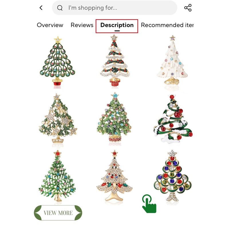 Rhinestone Enamel Christmas Tree Brooch Pin Festive Holiday Lapel Jewelry For Women Men 0