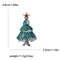 Rhinestone Enamel Christmas Tree Brooch Pin Festive Holiday Lapel Jewelry For Women Men 3