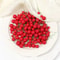 Artificial Red Berry Stems For Christmas Decor Mini Fake Cherry Berries For DIY Wreaths Floral Ar