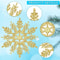 Paper Snowflake Christmas Hanging Ornaments Winter Tree Ceiling Decorations For Holiday Home Deco 2