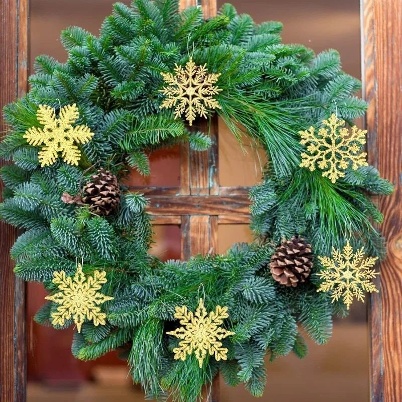 Paper Snowflake Christmas Hanging Ornaments Winter Tree Ceiling Decorations For Holiday Home Deco 3