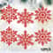 Paper Snowflake Christmas Hanging Ornaments Winter Tree Ceiling Decorations For Holiday Home Deco 6