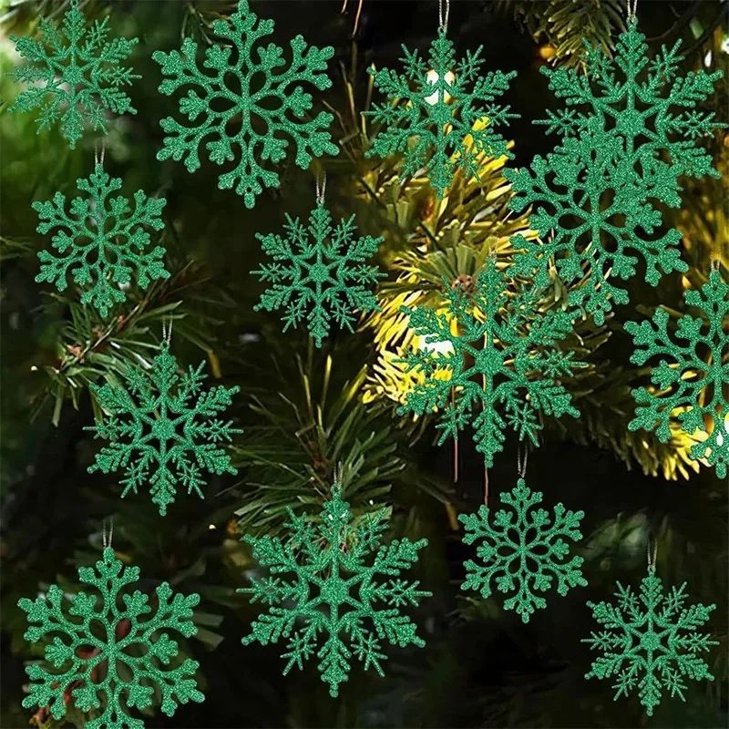 Paper Snowflake Christmas Hanging Ornaments Winter Tree Ceiling Decorations For Holiday Home Deco 7