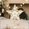 Glowing Star Christmas Tree Ornament Luminous Hanging Star Decoration For Holiday Home Decor 6