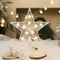 Glowing Star Christmas Tree Ornament Luminous Hanging Star Decoration For Holiday Home Decor 7