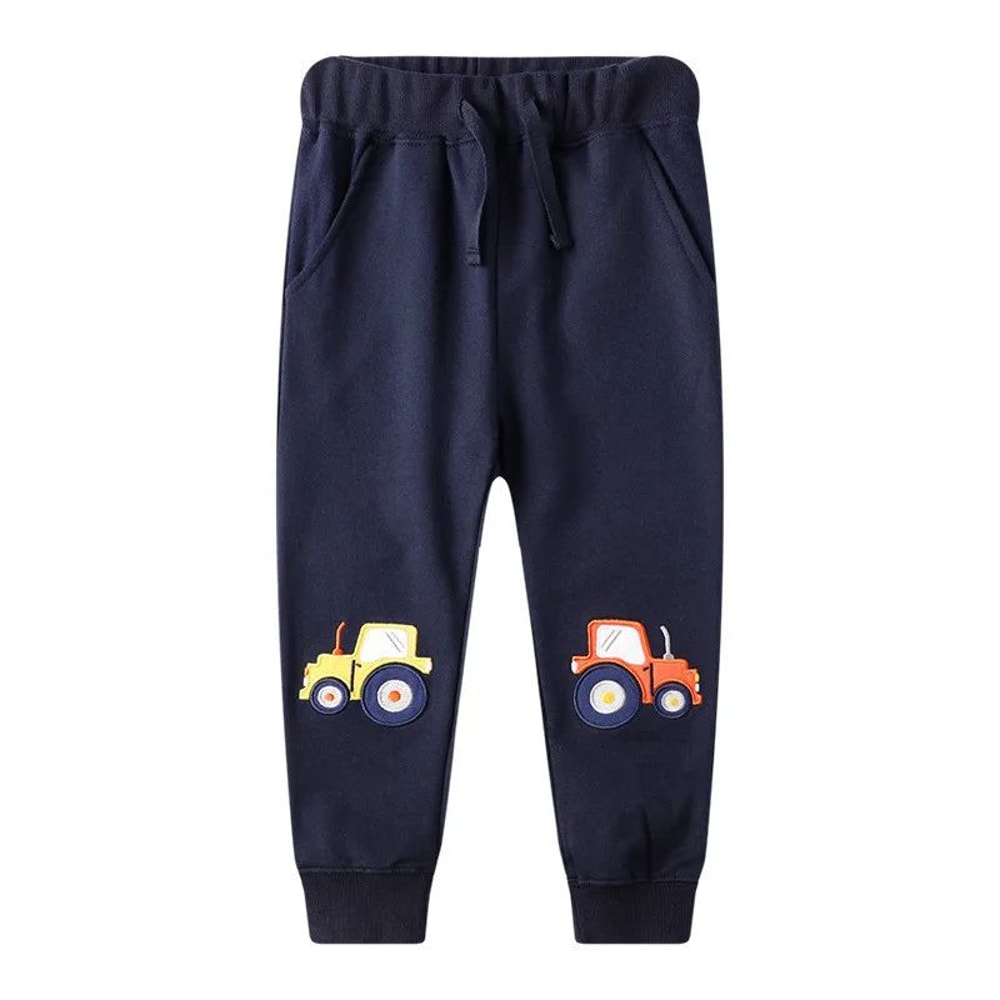 Jumping Meters Kids Dinosaur Sweatpants Adjustable Drawstring Toddler Baby Trousers For Boys And 6