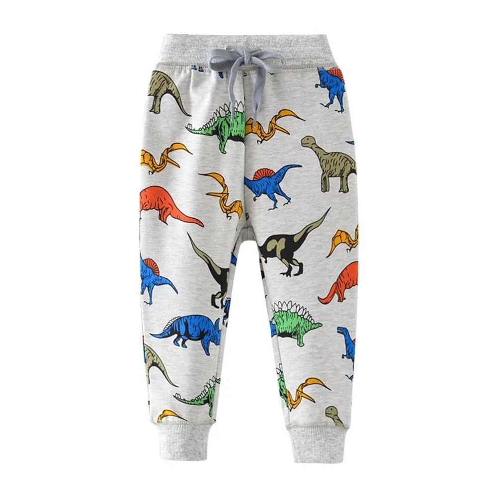 Jumping Meters Kids Space Print Sweatpants Cotton Drawstring Harem Pants For Boys 2T7T 10