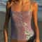 Hirigin Sequin Crochet Crop Top Sparkly Backless Boho Knit Camisole Beach Tank For Women 2