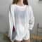 Korean Sheer Long Sleeve TShirt Womens Loose SunProtective Ulzzang Summer Tee 2