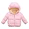 Kids Plush Fur Hooded Winter Jacket Thick Warm CottonPadded Coat For Boys Girls 36Y 1