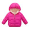Kids Plush Fur Hooded Winter Jacket Thick Warm CottonPadded Coat For Boys Girls 36Y 2