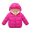 Kids Plush Fur Hooded Winter Jacket Thick Warm CottonPadded Coat For Boys Girls 36Y 2