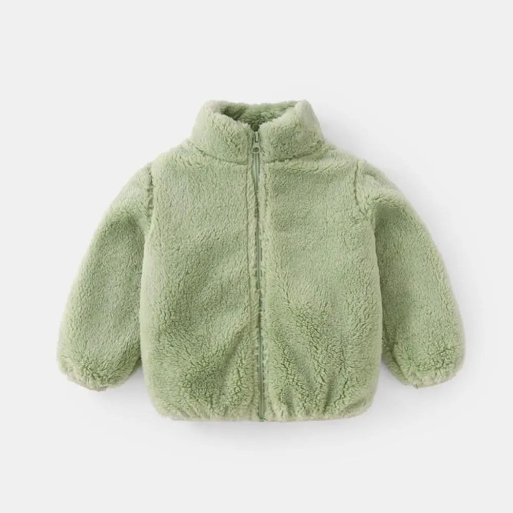 CozyCord Kids Plush Jacket Warm Corduroy Toddler Coat For Boys Girls 16Y 10