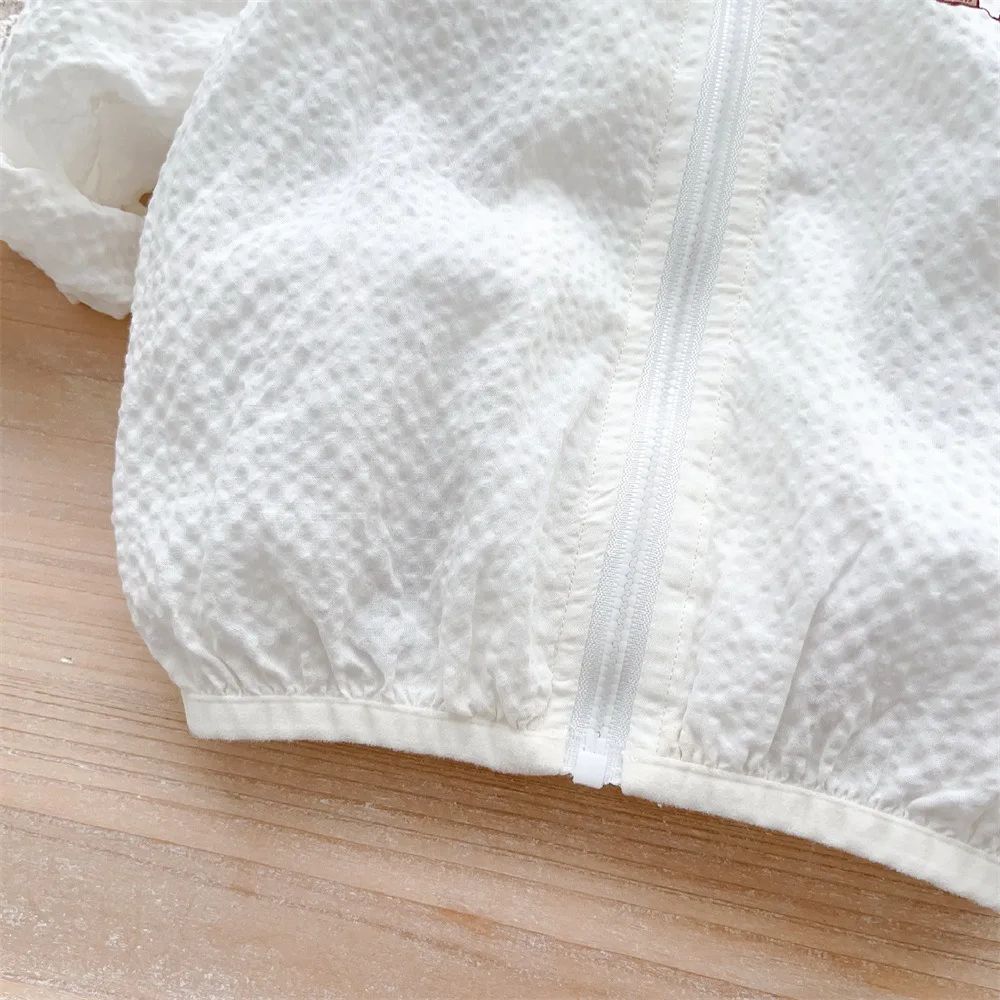 Cute Bear Baby Sun Protection Jacket Lightweight UV Protective Coat For Infants Toddlers 4