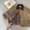 Kids Patchwork Trench Jacket Casual Cargo Style Coat For Babies Toddlers 110Y 8