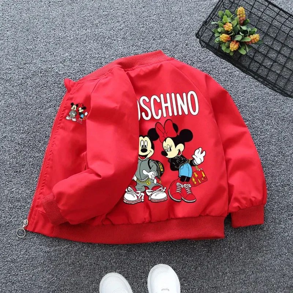 Donald Duck Kids Cartoon Jacket Cute Autumn Windbreaker Coat For Boys Girls 06Y 6